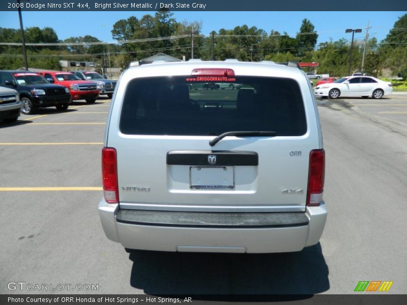Bright Silver Metallic / Dark Slate Gray 2008 Dodge Nitro SXT 4x4