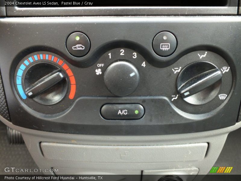 Controls of 2004 Aveo LS Sedan