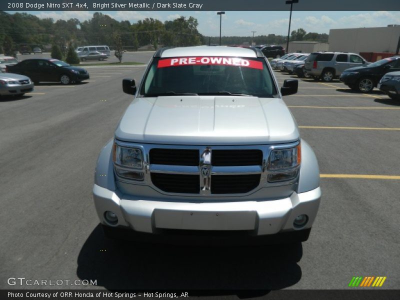Bright Silver Metallic / Dark Slate Gray 2008 Dodge Nitro SXT 4x4