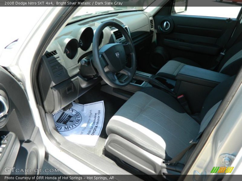 Bright Silver Metallic / Dark Slate Gray 2008 Dodge Nitro SXT 4x4