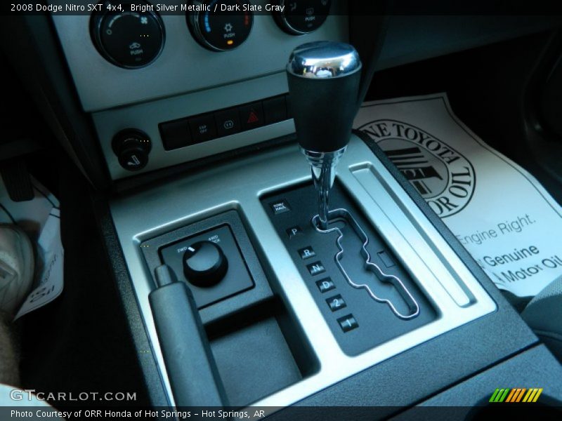 Bright Silver Metallic / Dark Slate Gray 2008 Dodge Nitro SXT 4x4