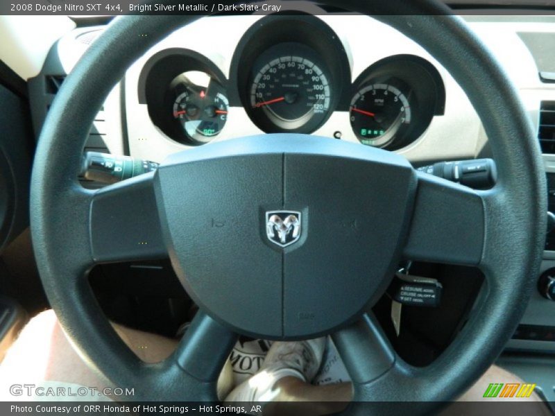 Bright Silver Metallic / Dark Slate Gray 2008 Dodge Nitro SXT 4x4