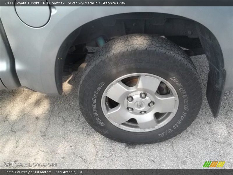 Silver Sky Metallic / Graphite Gray 2011 Toyota Tundra TRD CrewMax