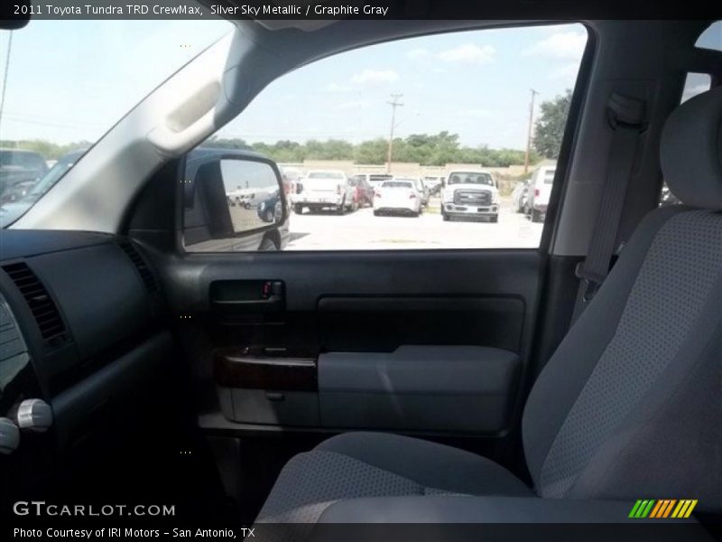 Silver Sky Metallic / Graphite Gray 2011 Toyota Tundra TRD CrewMax