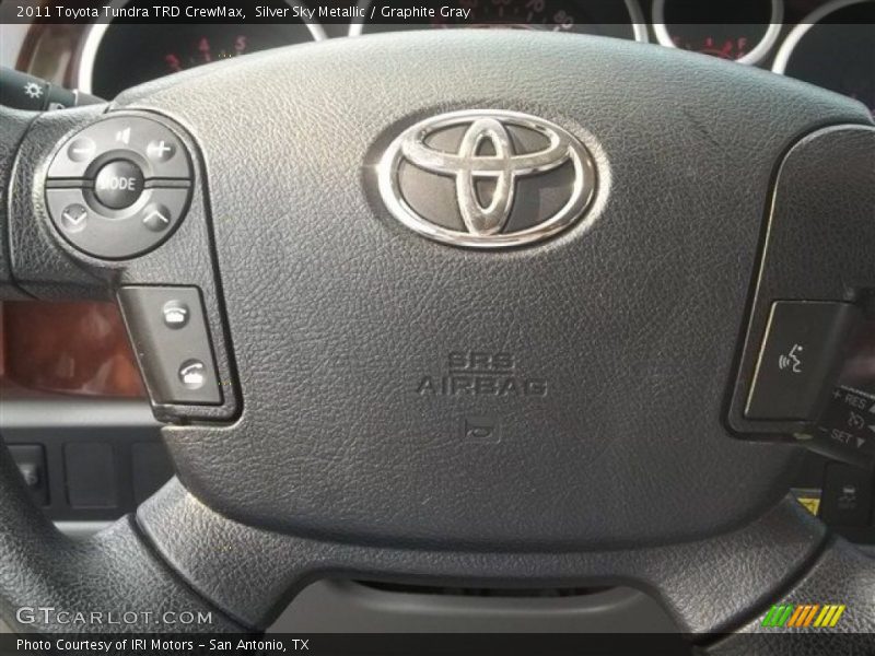 Silver Sky Metallic / Graphite Gray 2011 Toyota Tundra TRD CrewMax