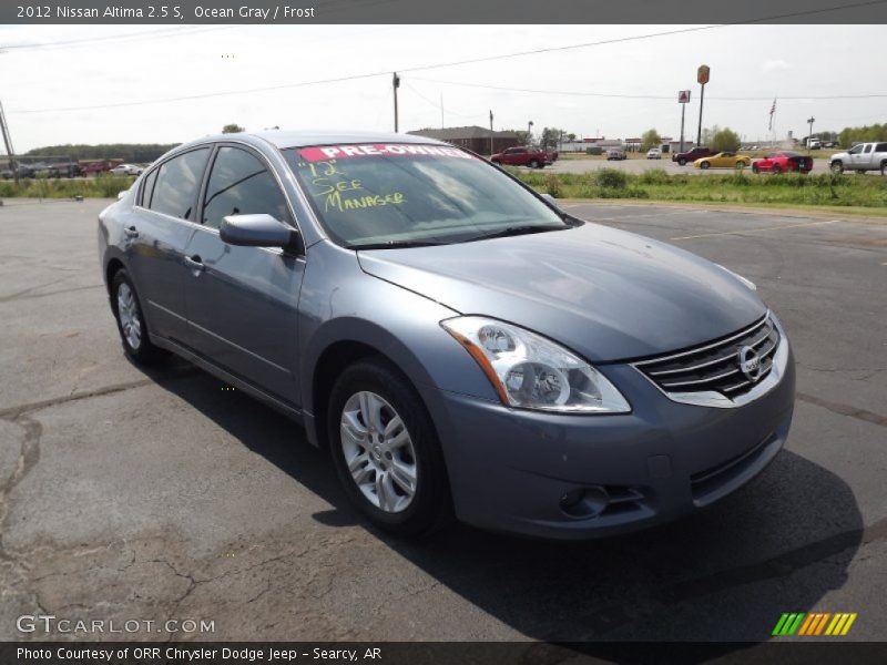 Ocean Gray / Frost 2012 Nissan Altima 2.5 S
