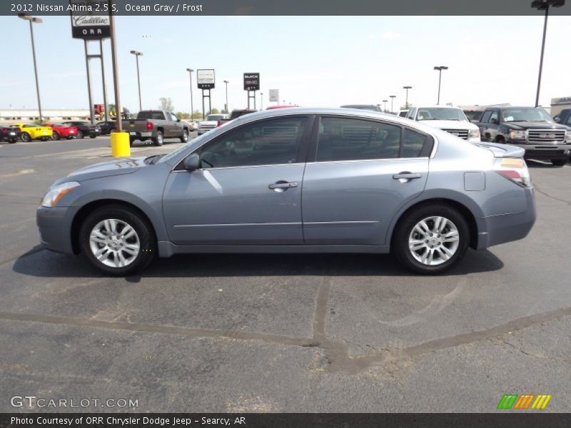 Ocean Gray / Frost 2012 Nissan Altima 2.5 S