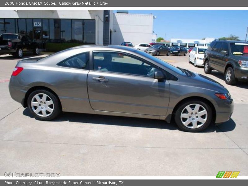Galaxy Gray Metallic / Gray 2008 Honda Civic LX Coupe