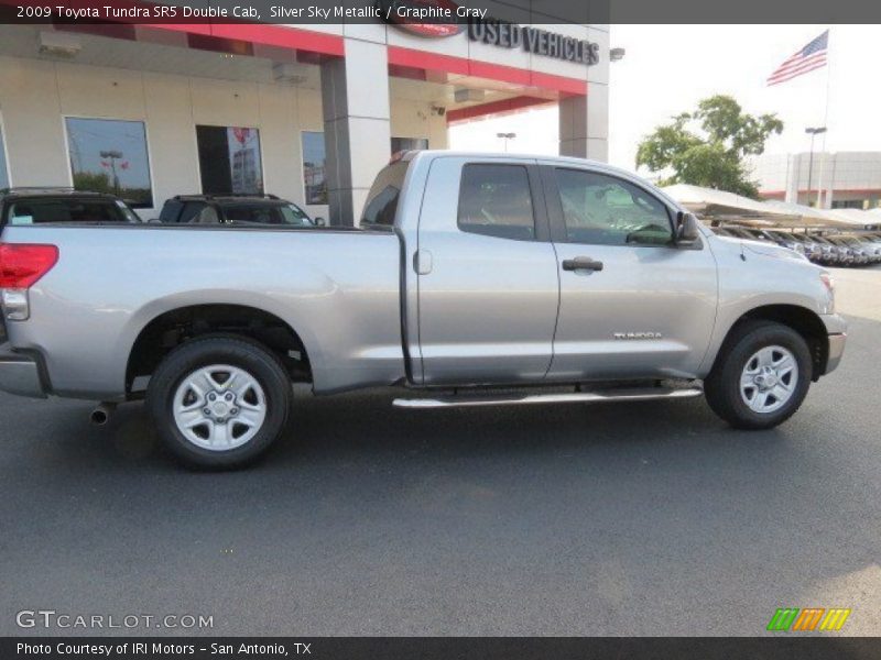 Silver Sky Metallic / Graphite Gray 2009 Toyota Tundra SR5 Double Cab
