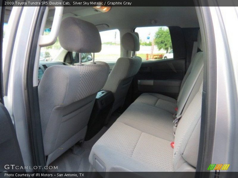 Silver Sky Metallic / Graphite Gray 2009 Toyota Tundra SR5 Double Cab