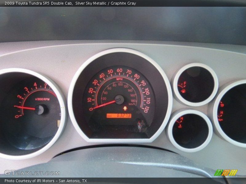 Silver Sky Metallic / Graphite Gray 2009 Toyota Tundra SR5 Double Cab