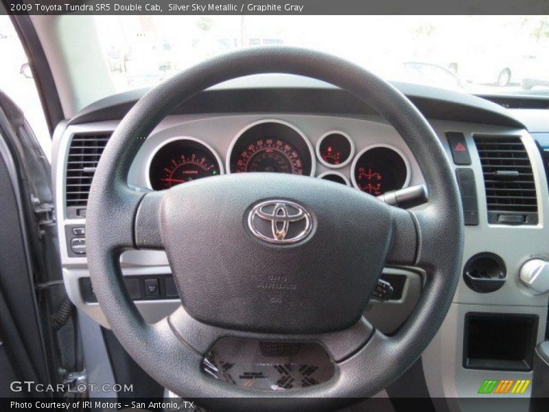 Silver Sky Metallic / Graphite Gray 2009 Toyota Tundra SR5 Double Cab