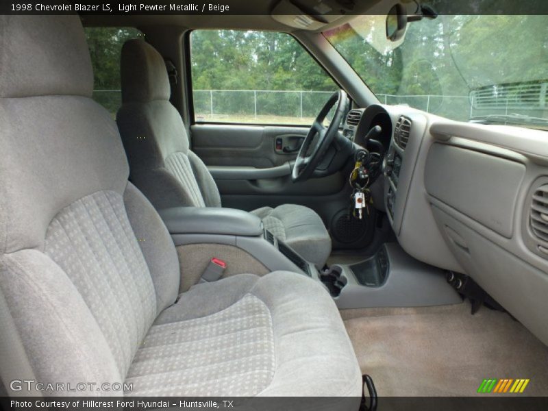 1998 Blazer LS Beige Interior