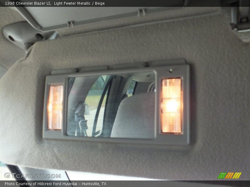 Light Pewter Metallic / Beige 1998 Chevrolet Blazer LS