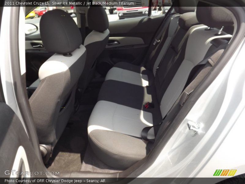 Silver Ice Metallic / Jet Black/Medium Titanium 2011 Chevrolet Cruze LS