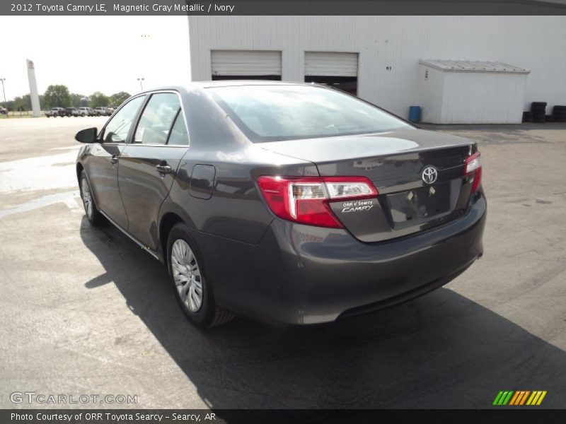 Magnetic Gray Metallic / Ivory 2012 Toyota Camry LE