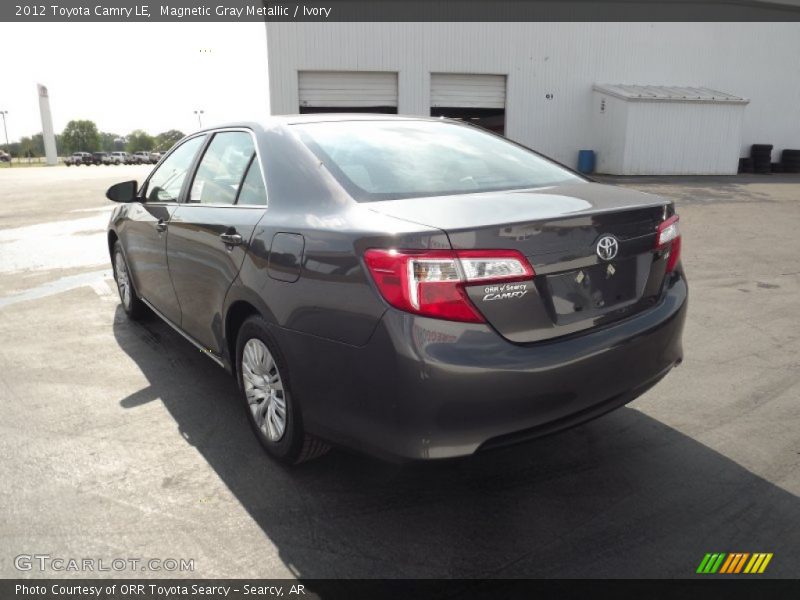 Magnetic Gray Metallic / Ivory 2012 Toyota Camry LE