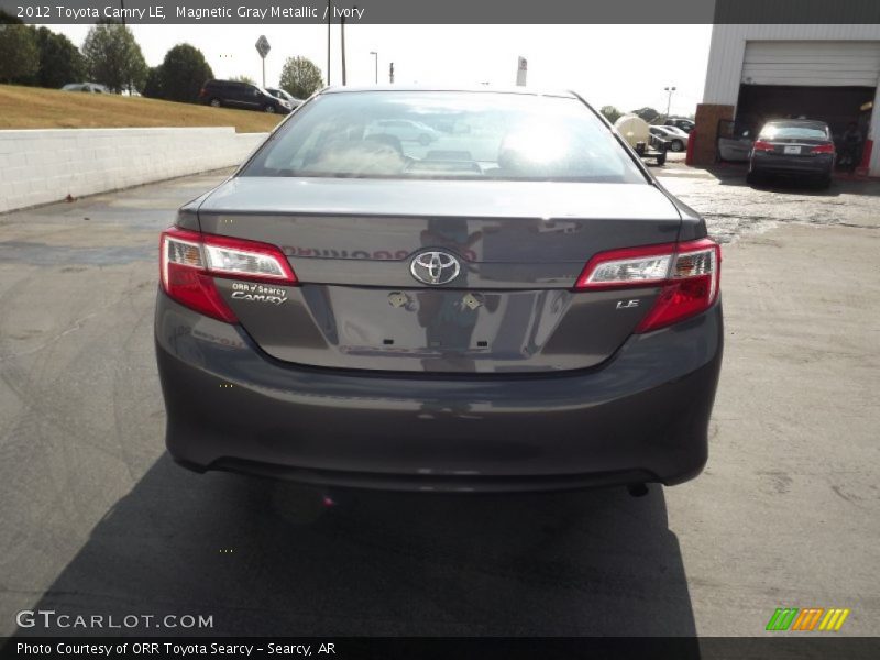 Magnetic Gray Metallic / Ivory 2012 Toyota Camry LE