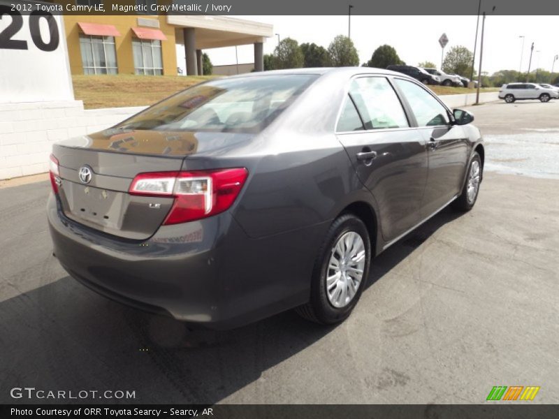 Magnetic Gray Metallic / Ivory 2012 Toyota Camry LE