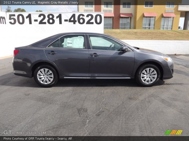 Magnetic Gray Metallic / Ivory 2012 Toyota Camry LE