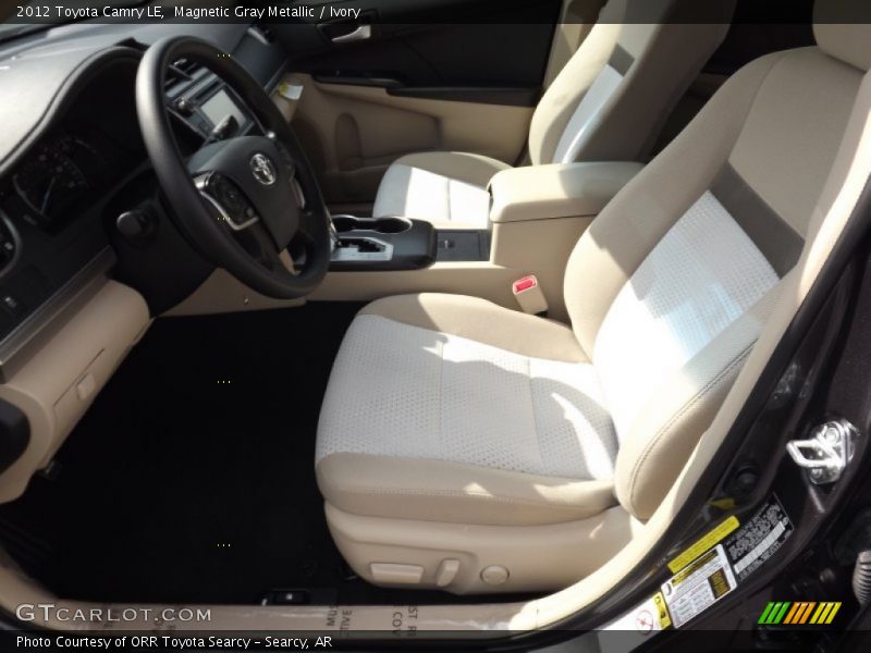 Magnetic Gray Metallic / Ivory 2012 Toyota Camry LE