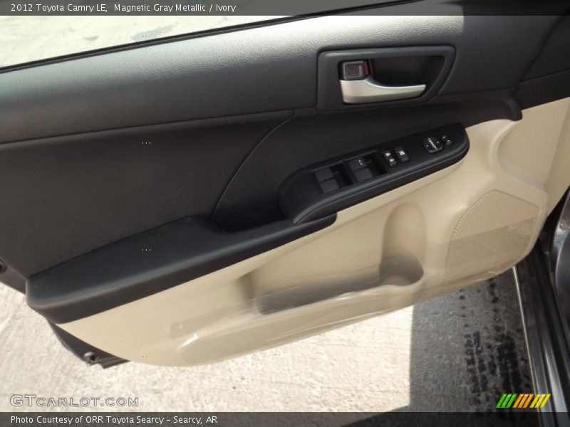 Magnetic Gray Metallic / Ivory 2012 Toyota Camry LE