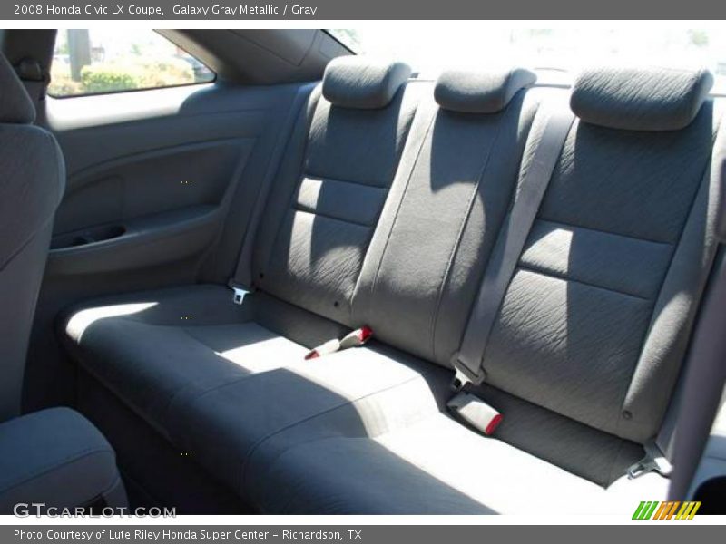 Galaxy Gray Metallic / Gray 2008 Honda Civic LX Coupe