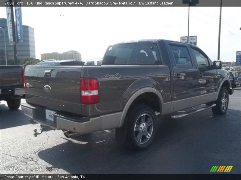 Dark Shadow Grey Metallic / Tan/Castaño Leather 2008 Ford F150 King Ranch SuperCrew 4x4