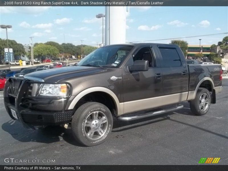 Dark Shadow Grey Metallic / Tan/Castaño Leather 2008 Ford F150 King Ranch SuperCrew 4x4