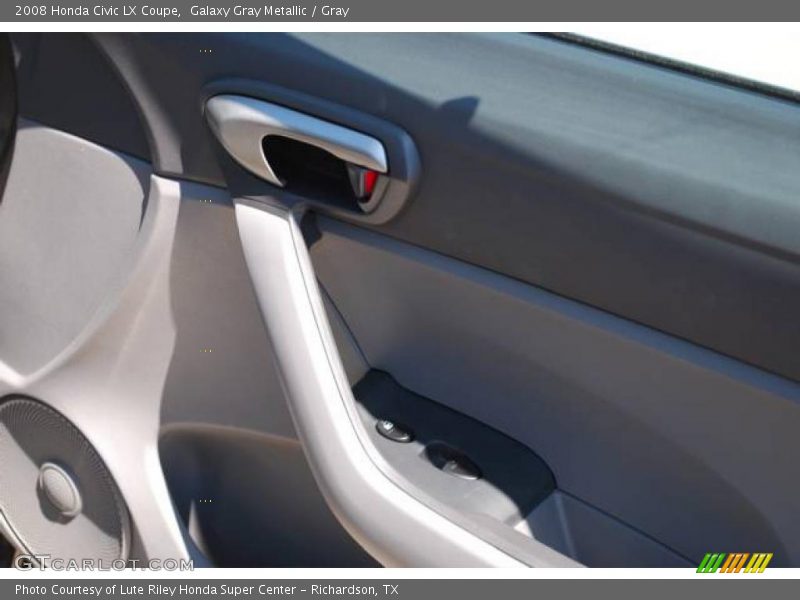 Galaxy Gray Metallic / Gray 2008 Honda Civic LX Coupe