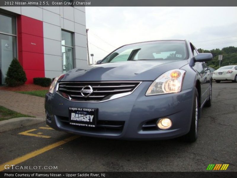 Ocean Gray / Charcoal 2012 Nissan Altima 2.5 S