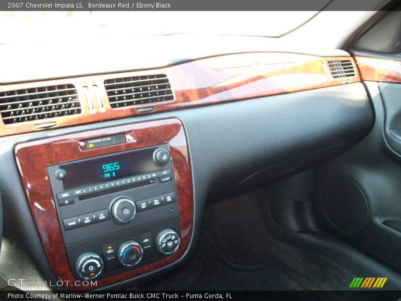 Bordeaux Red / Ebony Black 2007 Chevrolet Impala LS