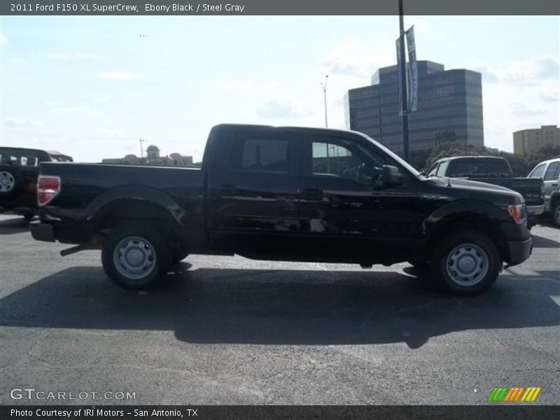 Ebony Black / Steel Gray 2011 Ford F150 XL SuperCrew