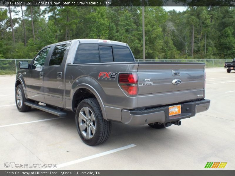 Sterling Gray Metallic / Black 2012 Ford F150 FX2 SuperCrew