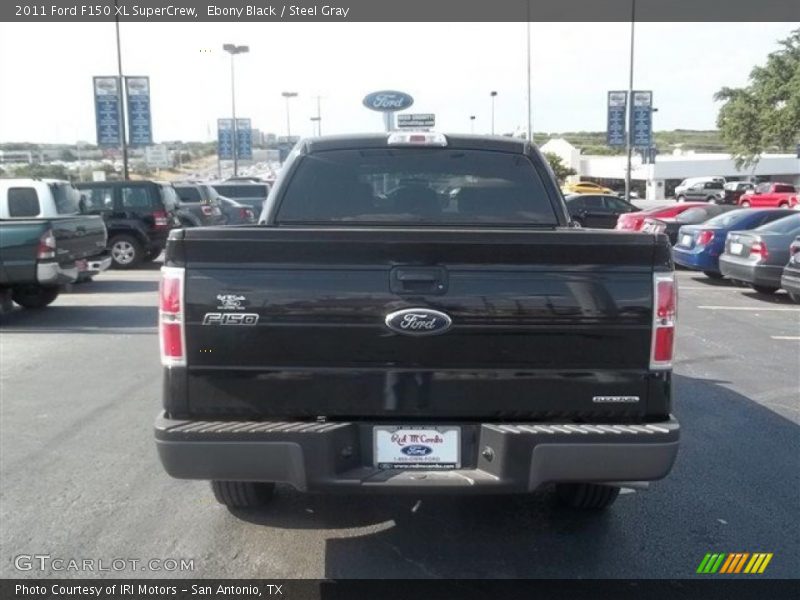 Ebony Black / Steel Gray 2011 Ford F150 XL SuperCrew