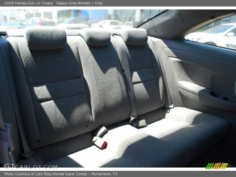 Galaxy Gray Metallic / Gray 2008 Honda Civic LX Coupe