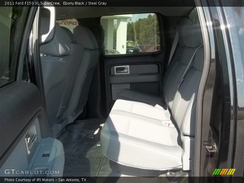Ebony Black / Steel Gray 2011 Ford F150 XL SuperCrew
