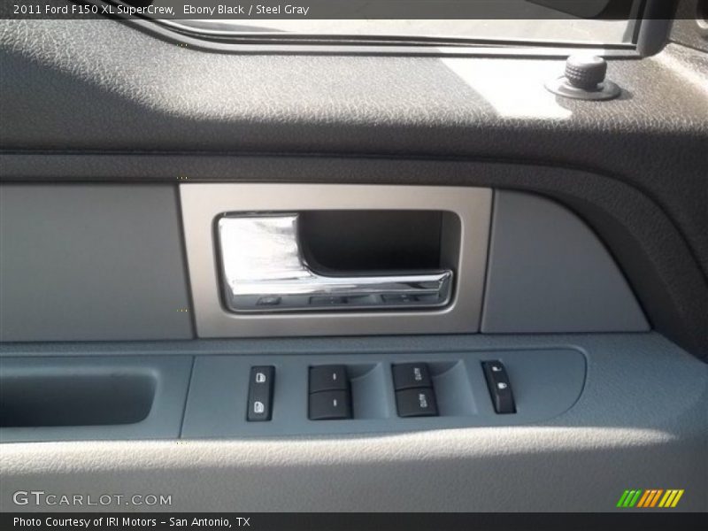 Ebony Black / Steel Gray 2011 Ford F150 XL SuperCrew