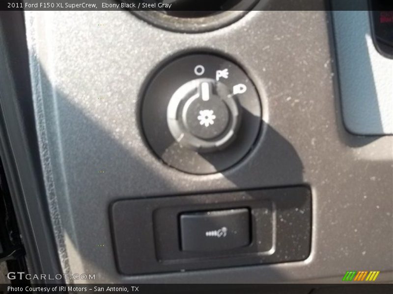 Ebony Black / Steel Gray 2011 Ford F150 XL SuperCrew