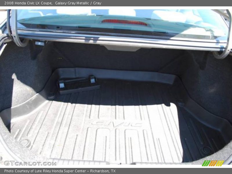 Galaxy Gray Metallic / Gray 2008 Honda Civic LX Coupe
