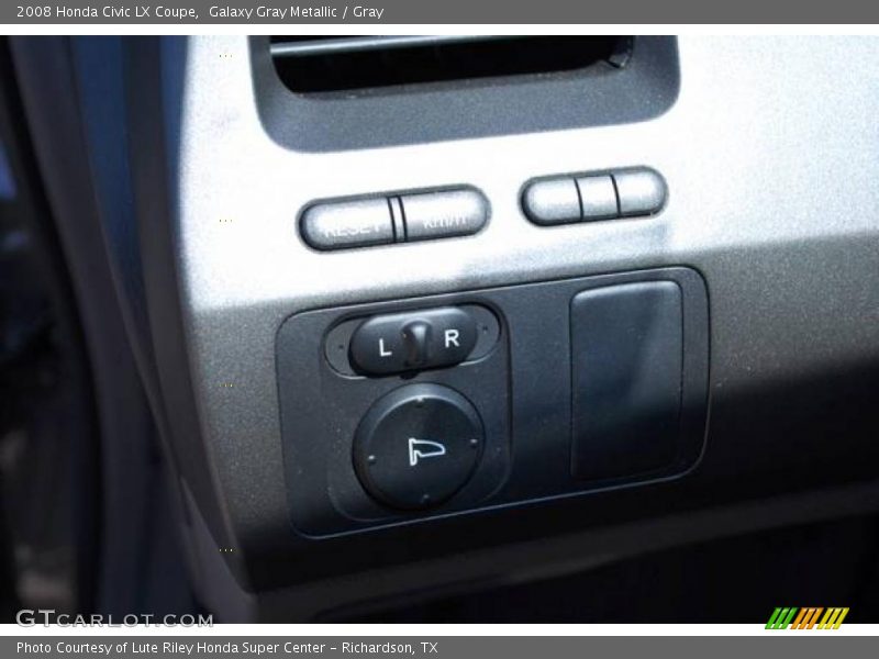 Galaxy Gray Metallic / Gray 2008 Honda Civic LX Coupe