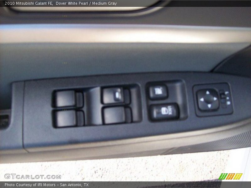 Dover White Pearl / Medium Gray 2010 Mitsubishi Galant FE