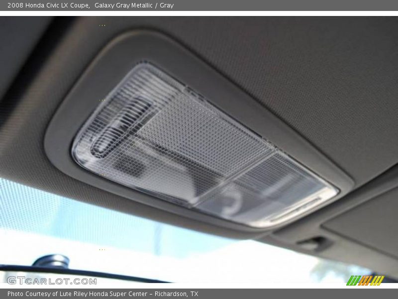 Galaxy Gray Metallic / Gray 2008 Honda Civic LX Coupe