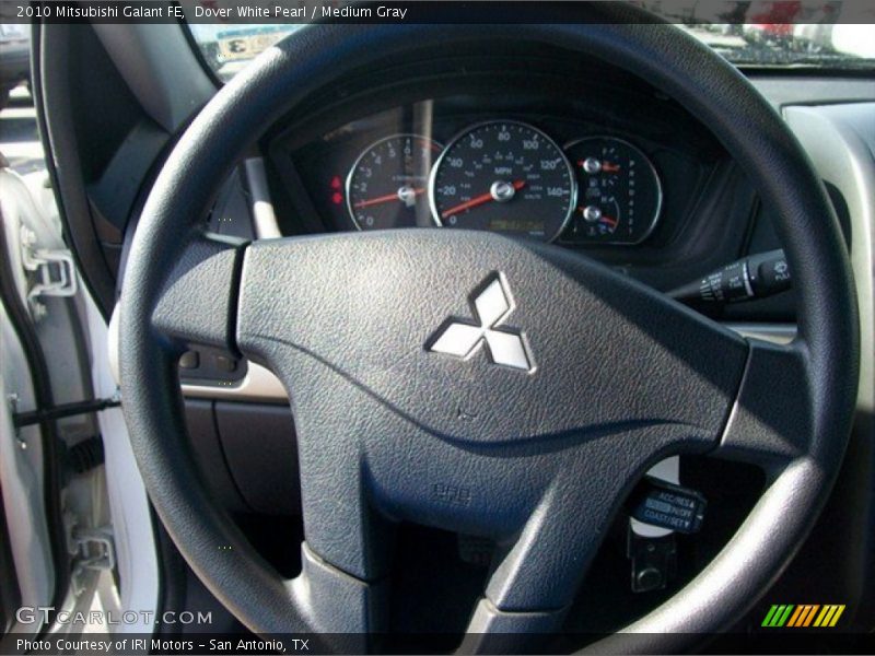 Dover White Pearl / Medium Gray 2010 Mitsubishi Galant FE