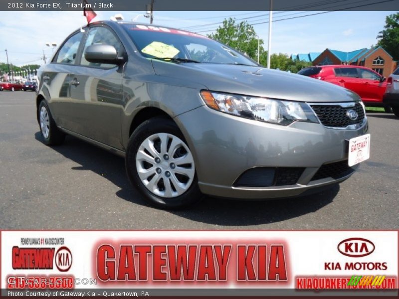 Titanium / Black 2012 Kia Forte EX
