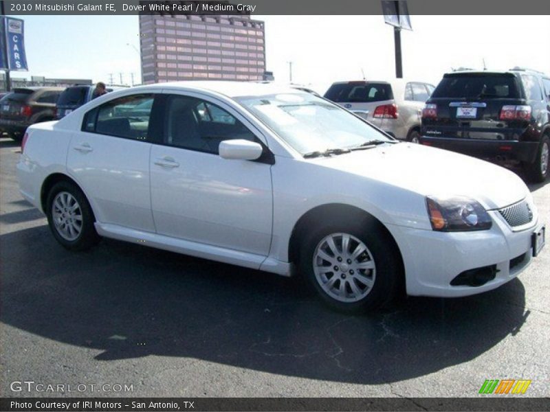 Dover White Pearl / Medium Gray 2010 Mitsubishi Galant FE