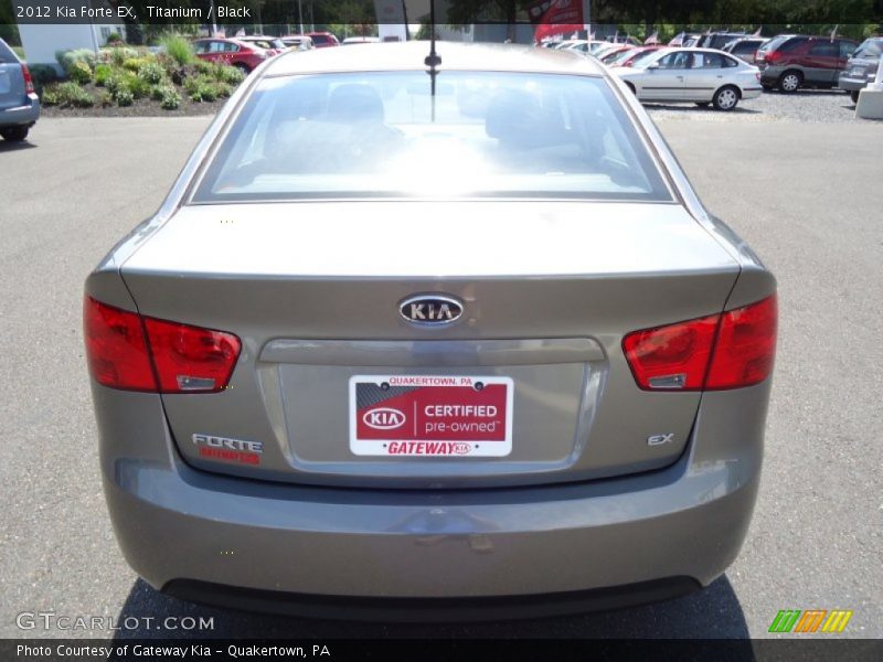 Titanium / Black 2012 Kia Forte EX