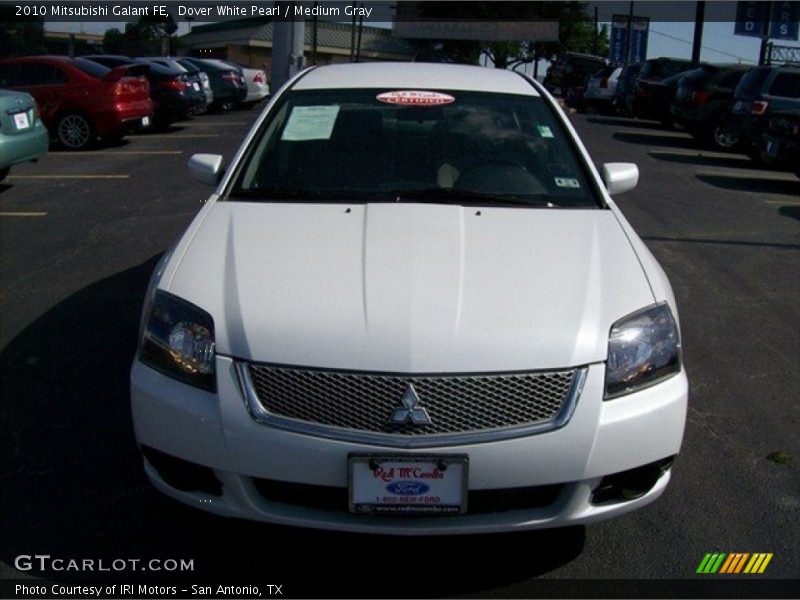 Dover White Pearl / Medium Gray 2010 Mitsubishi Galant FE