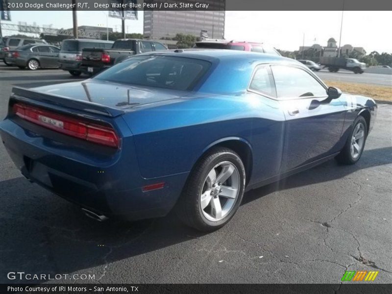 Deep Water Blue Pearl / Dark Slate Gray 2010 Dodge Challenger R/T