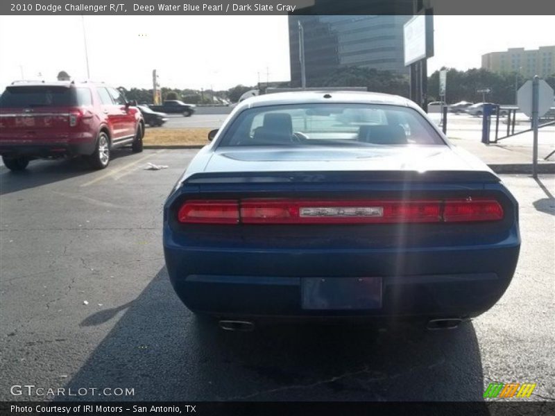 Deep Water Blue Pearl / Dark Slate Gray 2010 Dodge Challenger R/T